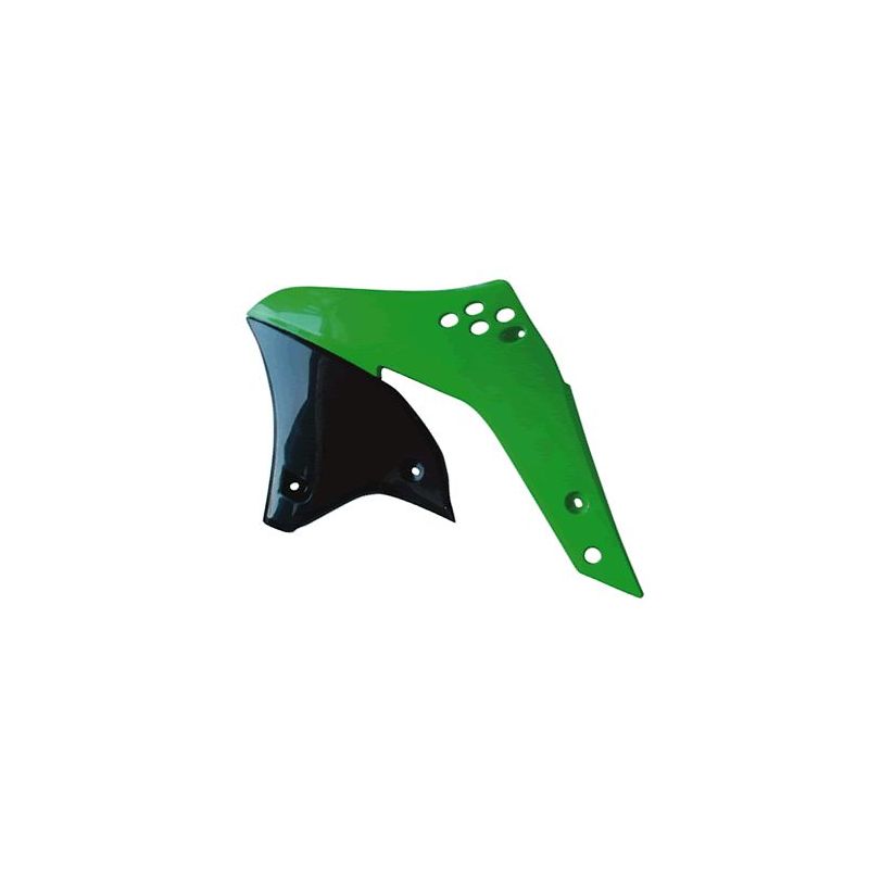 RACETECH (RTECH) OSŁONY CHŁODNICY KAWASAKI KXF 250 (06-08) KOLOR ZIE