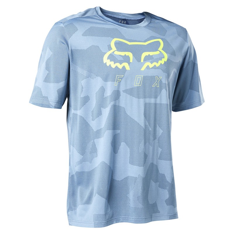 KOSZULKA ROWEROWA FOX RANGER TRU DRI DUSTY BLUE  ENDURO CROSS