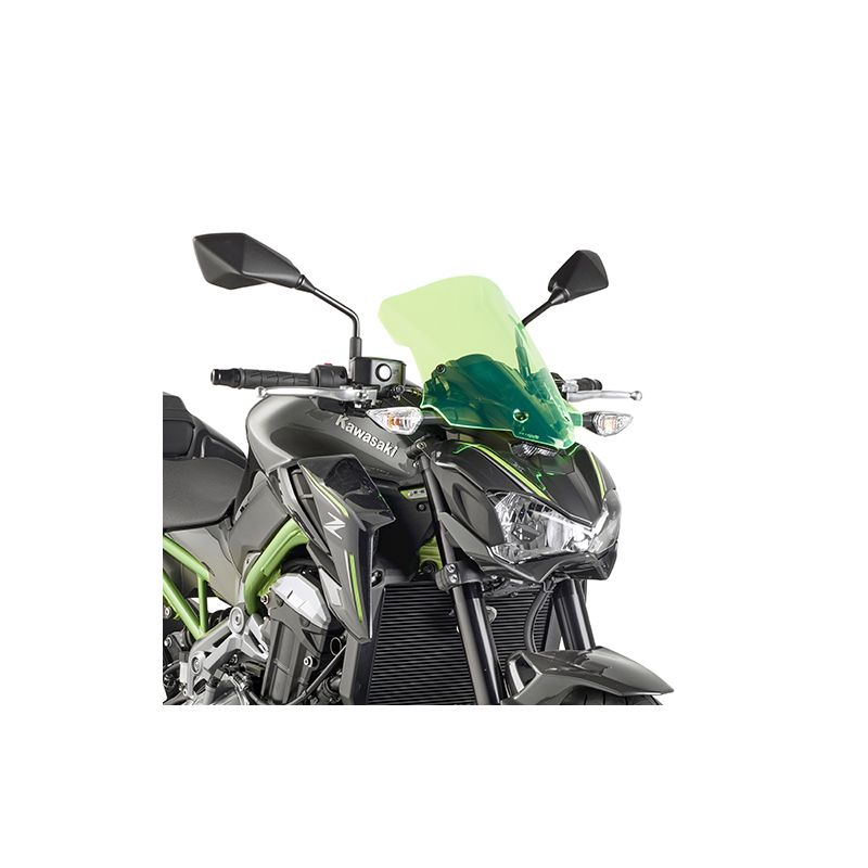 KAPPA SZYBA KAWASAKI Z 900 (17-18) 37 X 32 CM LIME Z PODŚWIETLANYMI K