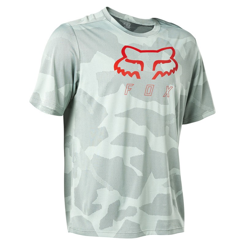 KOSZULKA ROWEROWA FOX RANGER TRU DRI EUCALYPTUS  ENDURO CROSS
