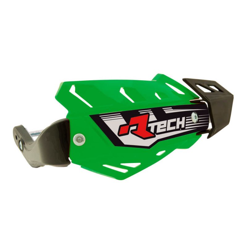 RACETECH (RTECH) OSŁONY RĄK (HANDBARY) FLX ATV/QUAD KOLOR ZIELONY (Z