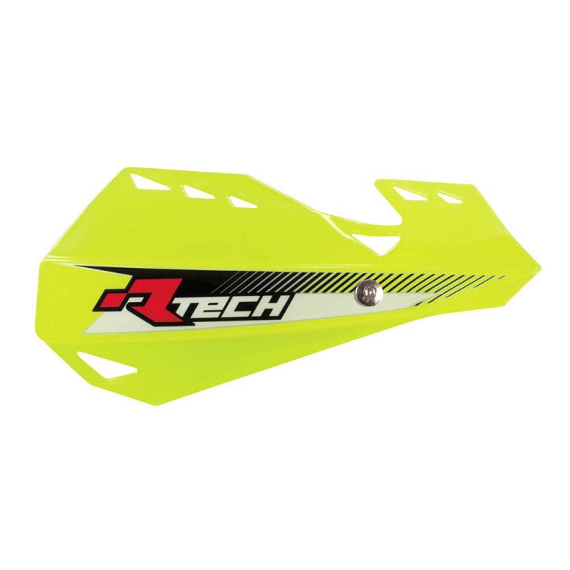 RACETECH (RTECH) OSŁONY RĄK (HANDBARY) DUAL EVO KOLOR ŻÓŁTY FLUO 
