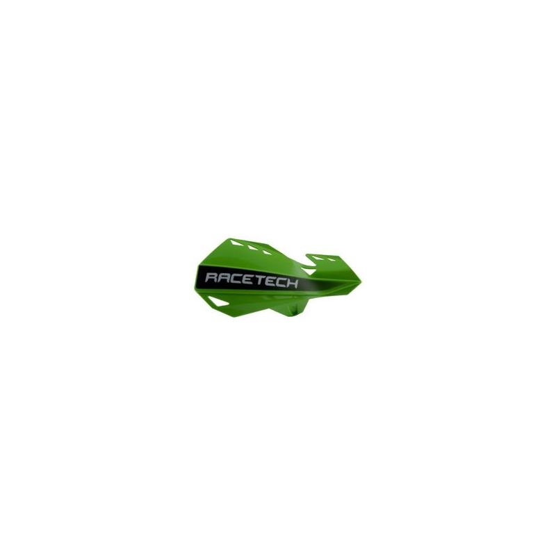 RACETECH (RTECH) OSŁONY RĄK (HANDBARY) DUAL EVO KOLOR ZIELONY (Z MOC