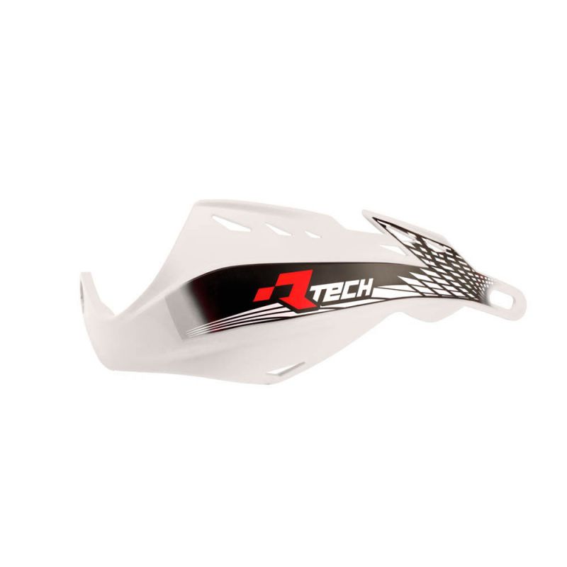 RACETECH (RTECH) OSŁONY RĄK (HANDBARY) GLADIATOR EASY KOLOR BIAŁY (