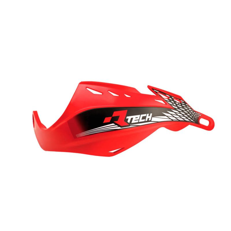 RACETECH (RTECH) OSŁONY RĄK (HANDBARY) GLADIATOR EASY KOLOR CZERWONY