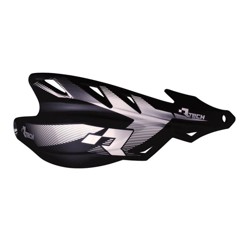 RACETECH (RTECH) OSŁONY RĄK (HANDBARY) RAPTOR KOLOR CZARNY (Z MOCOWA