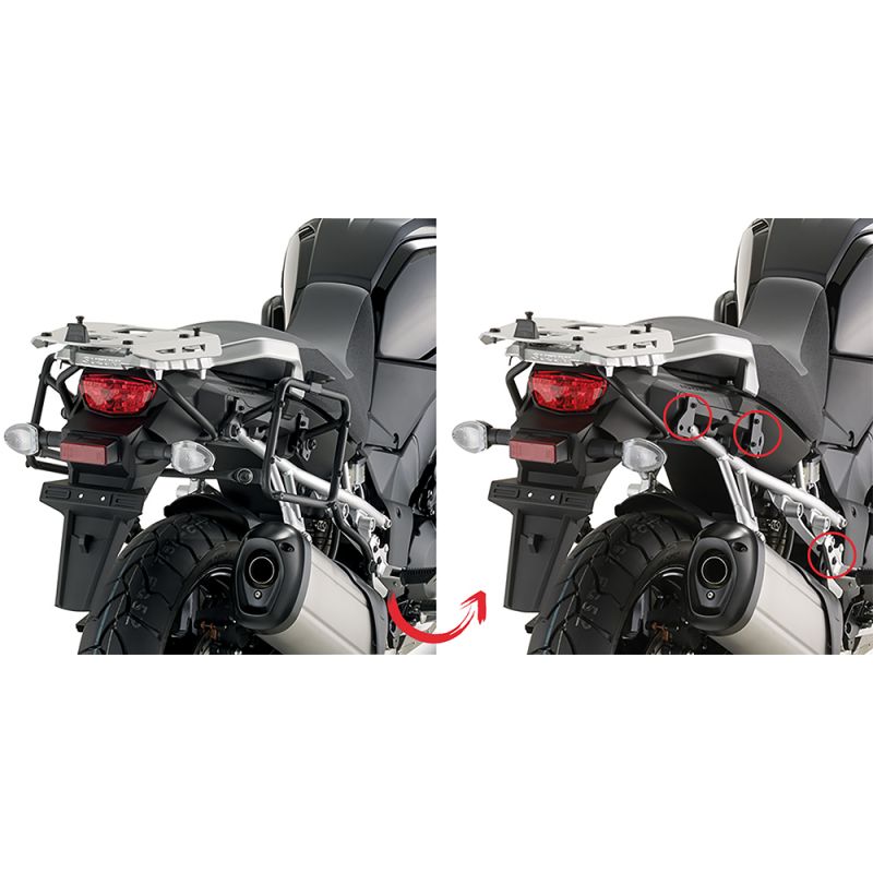 KAPPA STELAŻ KUFRÓW BOCZNYCH SZYBKIEGO MONTAŻU MONOKEY SUZUKI DL 10