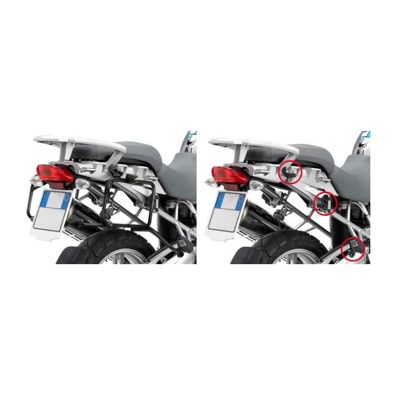 KAPPA STELAŻ KUFRÓW BOCZNYCH SZYBKIEGO MONTAŻU MONOKEY BMW F 650GS/