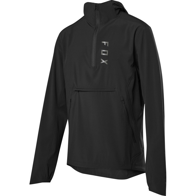 KURTKA FOX RANGER WIND PULLOVER BLACK  ENDURO CROSS