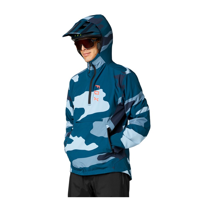 KURTKA FOX RANGER WIND PULLOVER BLUE CAMO  ENDURO CROSS