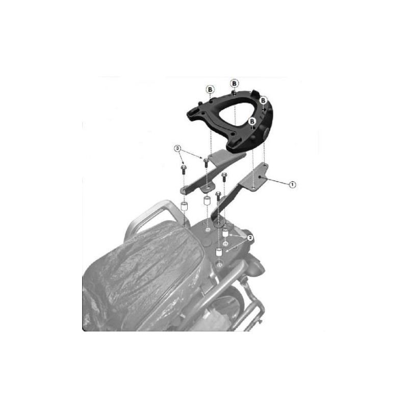 KAPPA STELAŻ KUFRA CENTRALNEGO YAMAHA XT 1200Z/ZE SUPER TENERE (10-15