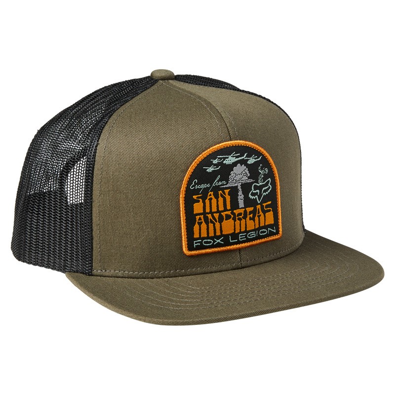 CZAPKA Z DASZKIEM FOX REPLICAL SNAPBACK OLIVE GREEN  ENDURO CROSS