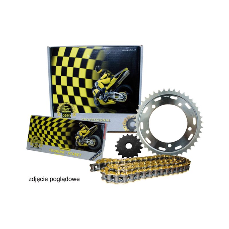 REGINA ZESTAW NAPĘDOWY YAMAHA XT 660R/X 04-11, Z TENERE 08-09 (15/45/