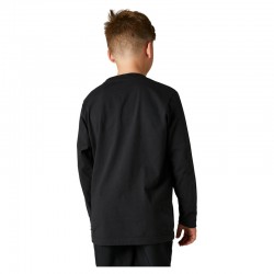 KOSZULKA Z DŁUGIM RĘKAWEM FOX JUNIOR RKANE BLACK  ENDURO CROSS