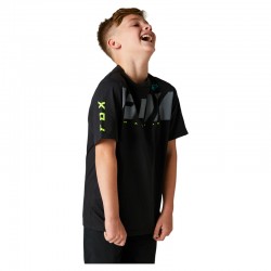 T-SHIRT FOX JUNIOR RKANE BLACK  ENDURO CROSS