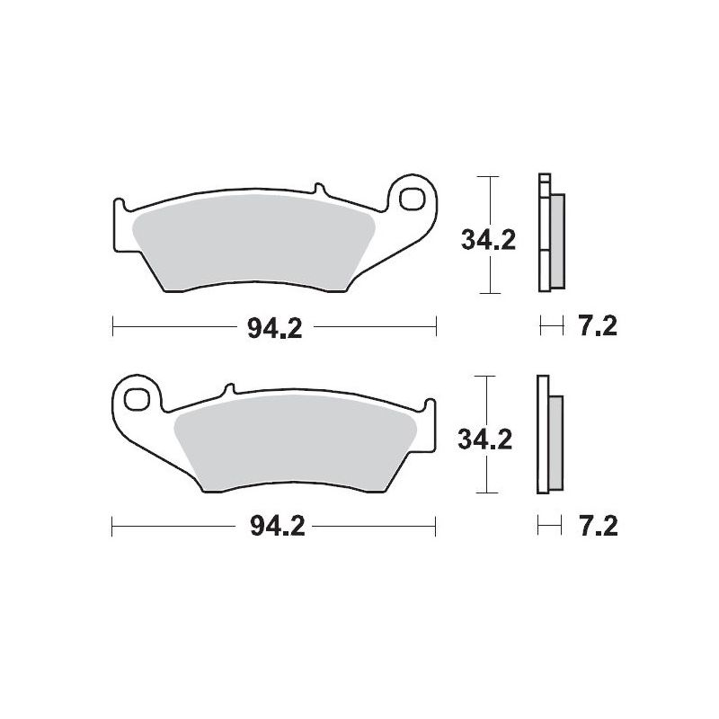 MOTO-MASTER KLOCKI HAMULCOWE KH185 / KH389 SINTER METAL ENDURO: 21 (NI