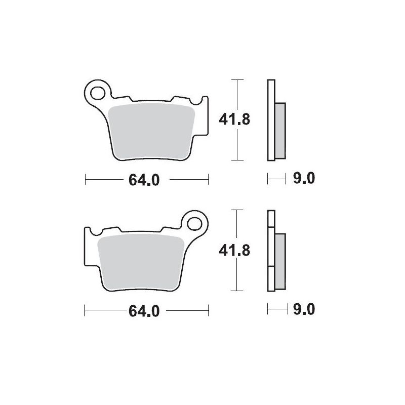 MOTO-MASTER KLOCKI HAMULCOWE KH368 SINTER METAL OEM: 11 (SINTERPRO RAC