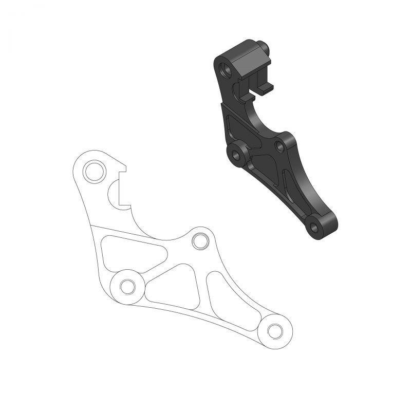 MOTO-MASTER PROMOCJA ADAPTER DO TARCZY SUPERMOTO SM RACING 320 YAMAHA 