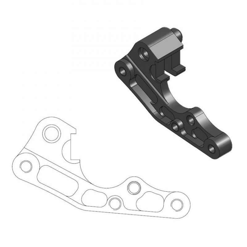 MOTO-MASTER PROMOCJA ADAPTER DO TARCZY HAMULCOWEJ FLAME 270MM PRZÓD B
