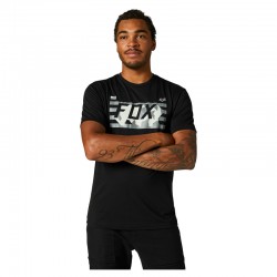 T-SHIRT FOX RWT FLAG TECH BLACK  ENDURO CROSS