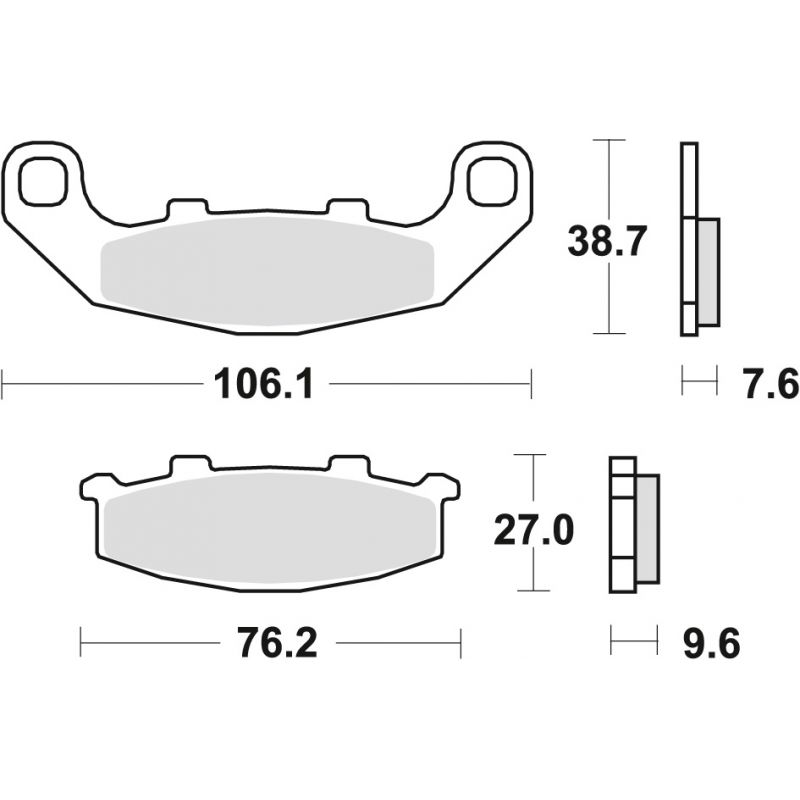 TRW ZF KLOCKI HAMULCOWE KH141 SINTER STREET KAWASAKI GPZ 500 94-04, ZR