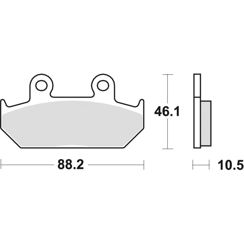TRW ZF KLOCKI HAMULCOWE KH124 KH412 SINTER STREET HONDA VT 600 SHADOW 