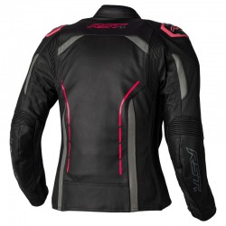 KURTKA SKÓRZANA RST LADY S1 CE BLACK/NEON PINK  (3043)