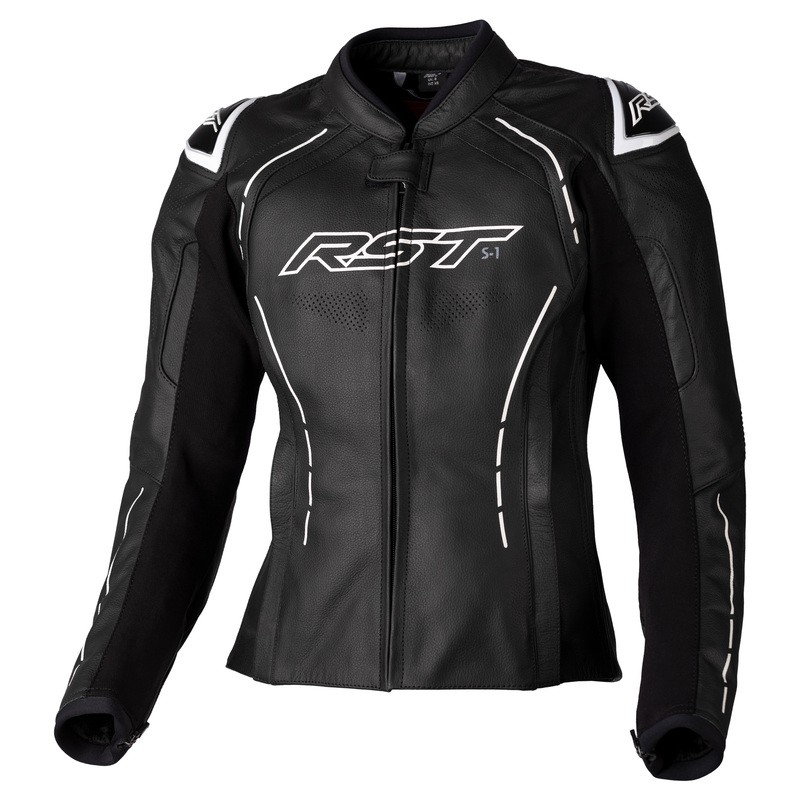 KURTKA SKÓRZANA RST LADY S1 CE BLACK/WHITE  (3043)