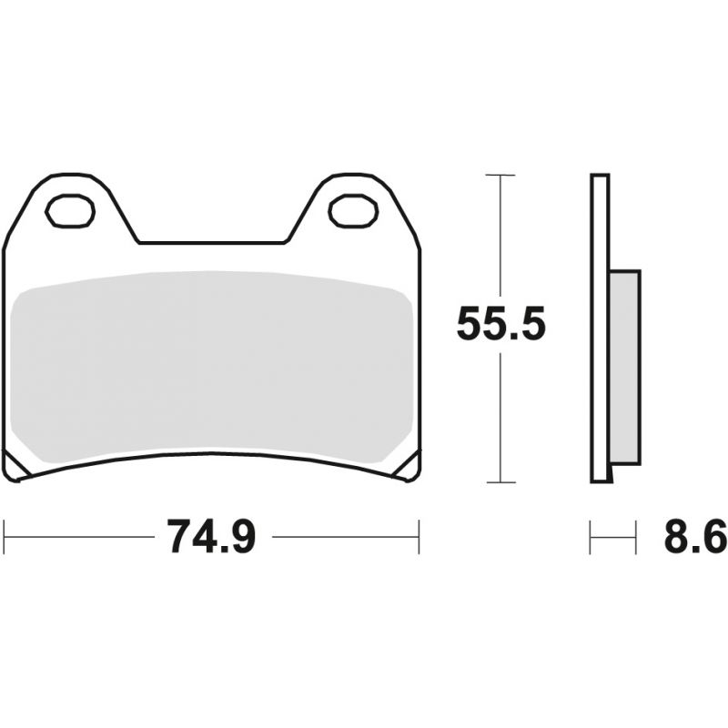 TRW ZF KLOCKI HAMULCOWE KH244 ORGANIC APRILIA PEGASO 650 05-10, BMW F 