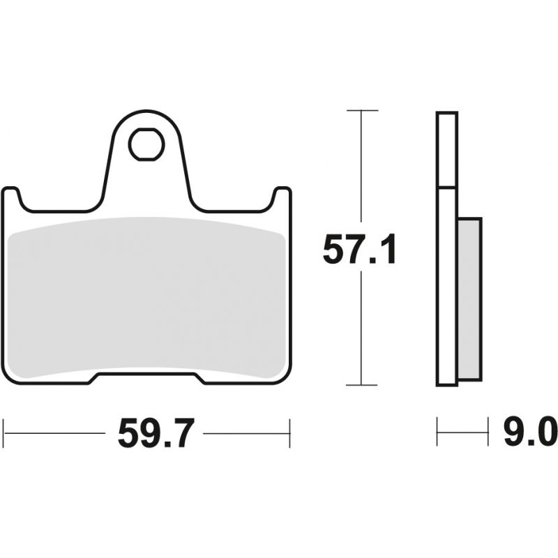 TRW ZF KLOCKI HAMULCOWE KH254 SINTER STREET SUZUKI GSXR 600 04-05, GSF