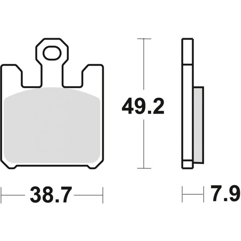TRW ZF KLOCKI HAMULCOWE KH369 SINTER STREET KAWASAKI ZX6RR 03-06, ZX6R