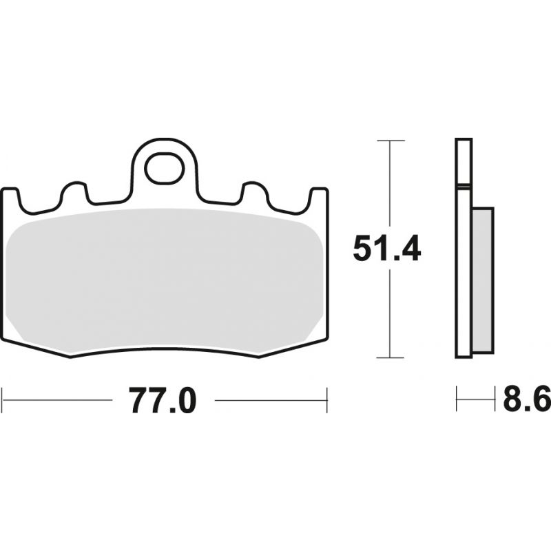 TRW ZF KLOCKI HAMULCOWE KH335 SINTER STREET BMW R 1100 S 01-05, R 1150