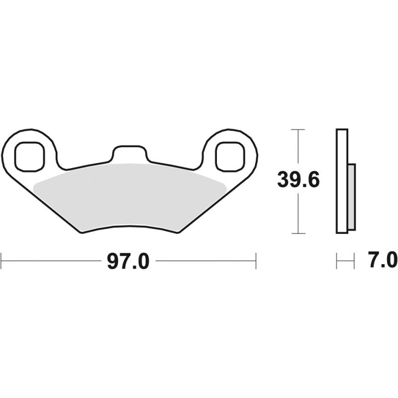 TRW ZF KLOCKI HAMULCOWE KH159 SINTER OFFROAD POLARIS SPORTSMAN 400 98-