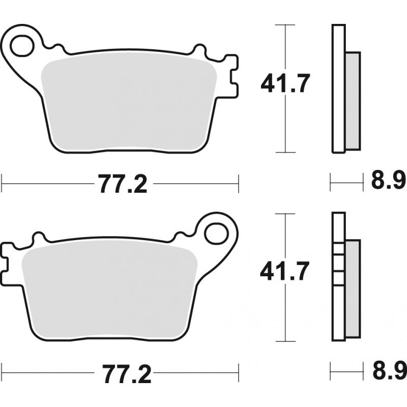 TRW ZF KLOCKI HAMULCOWE KH436 SINTER CB 600 HORNET 07-15, CBR 600 RR 0