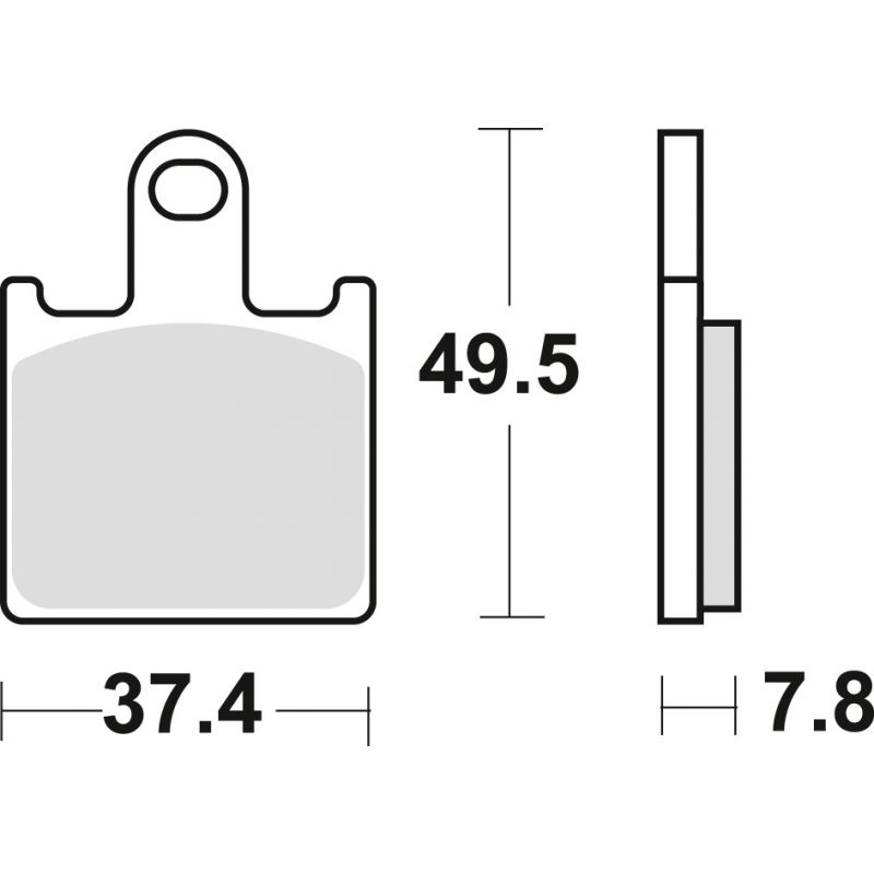 TRW ZF KLOCKI HAMULCOWE KH417 SINTER STREET KAWASAKI ZX6R 07-16, Z 750