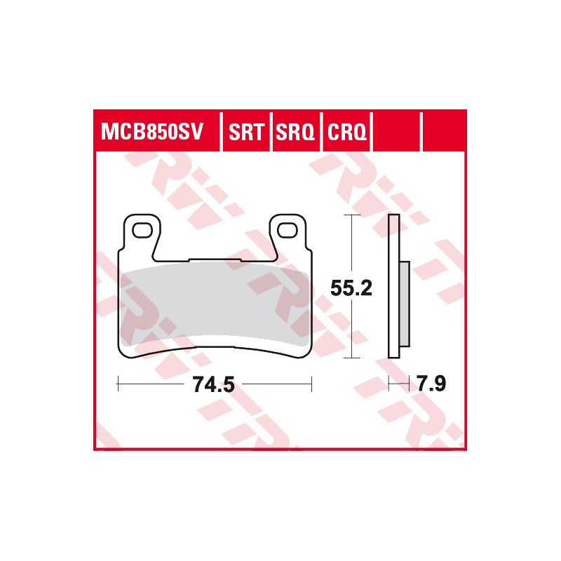 TRW ZF KLOCKI HAMULCOWE KH265/296 SINTER STREET KAWASAKI ZX-6R 636 NIN