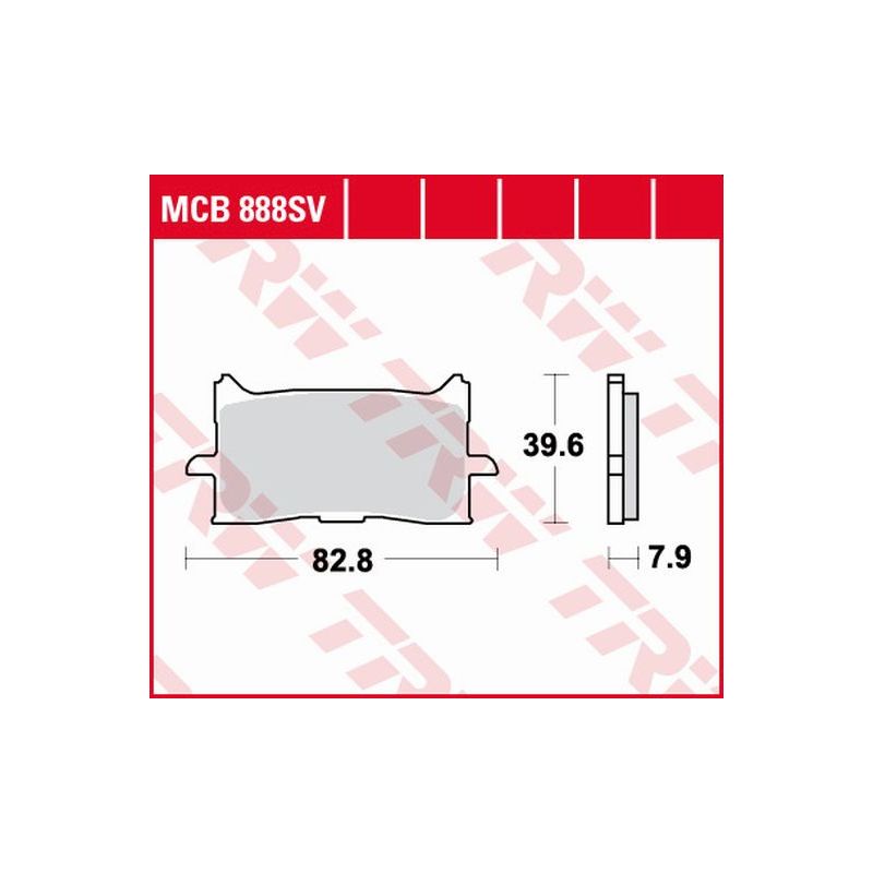 TRW ZF KLOCKI HAMULCOWE KH679 SINTER STREET HONDA CRF 1000 L AFRICA TW
