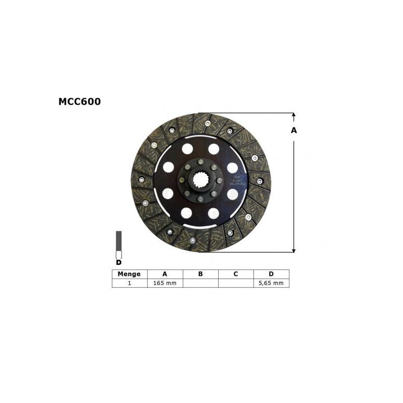 TRW ZF TARCZA SPRZĘGŁOWA BMW R45 81-86, R 65 85-93, R 80 / 100 80-96