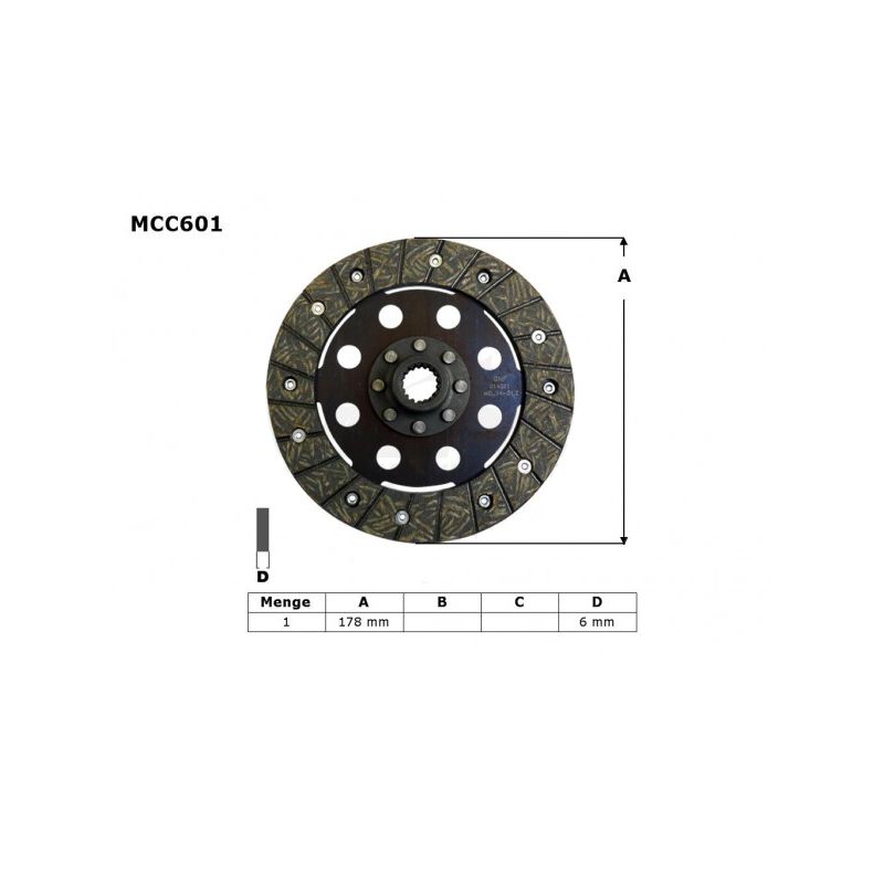 TRW ZF TARCZA SPRZĘGŁOWA BMW R 50 / 60 69-73, R 75 69-80, R 90 73-76