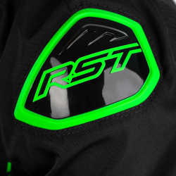 KURTKA TEKSTYLNA RST S1 CE BLACK/GREY/NEON GREEN  (2559)