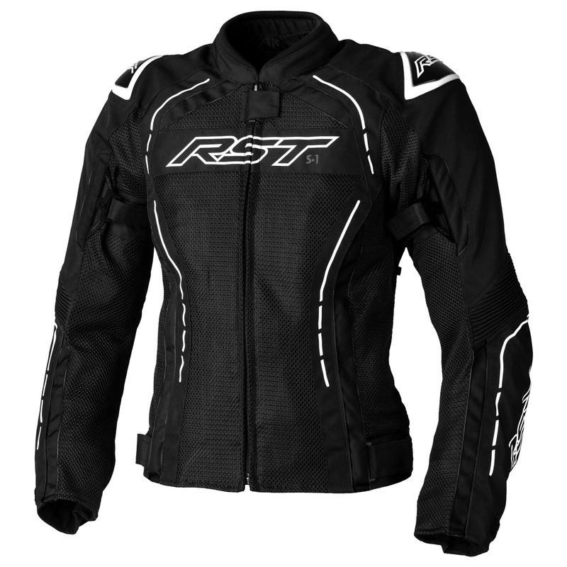 KURTKA TEKSTYLNA RST LADY S1 MESH CE BLACK/WHITE XS (3118) KURTKA TEKSTYLNA RST LADY S1 MESH CE BLACK/WHITE XS (3118)
