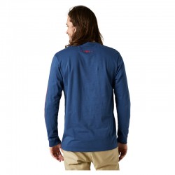 KOSZULKA Z DŁUGIM RĘKAWEM FOX SKARZ DARK INDIGO  ENDURO CROSS