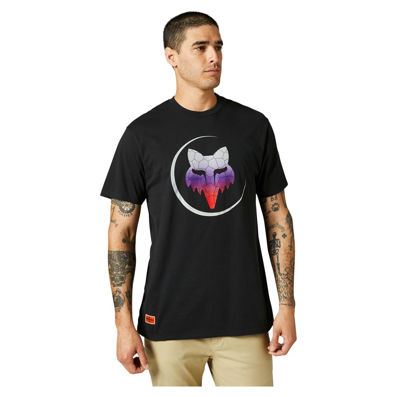T-SHIRT FOX SKARZ BLACK  ENDURO CROSS