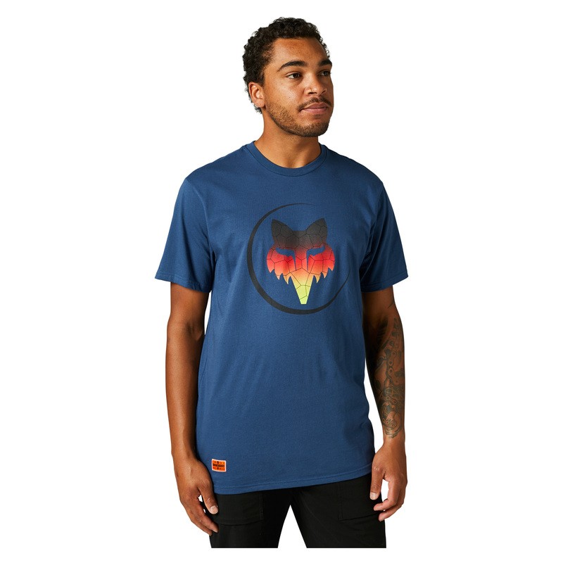 T-SHIRT FOX SKARZ DARK INDIGO  ENDURO CROSS