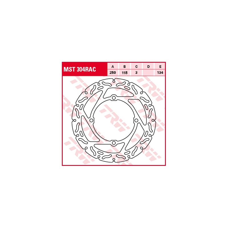TRW ZF TARCZA HAMULCOWA PRZÓD SUZUKI RMZ 250 07-09, RMZ 450 05-, (PRO