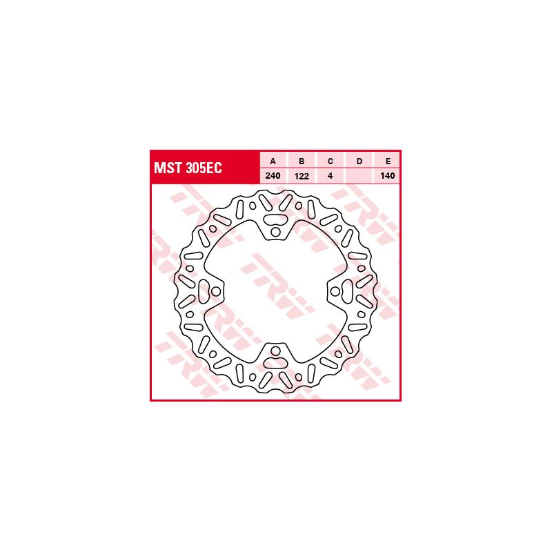 TRW ZF TARCZA HAMULCOWA TYŁ SUZUKI RMZ 250 07-09, RMZ 450 05-,