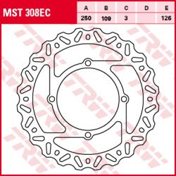TRW ZF TARCZA HAMULCOWA PRZÓD KAWASAKI KX 250 06-14, KX / KLX 450 04-