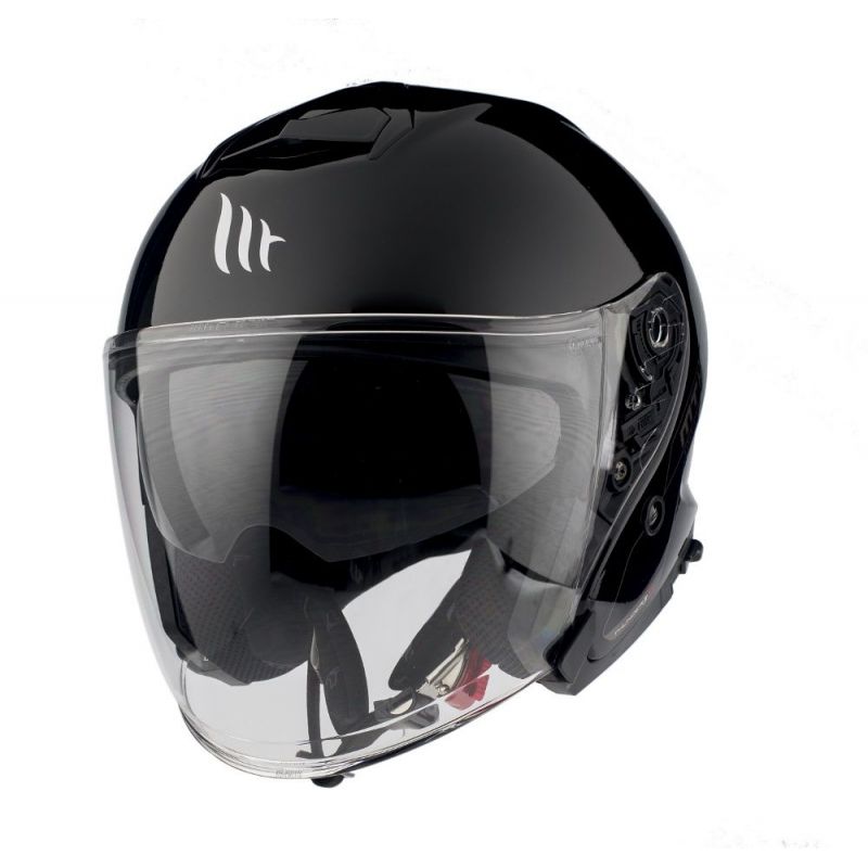 MT WYPRZEDAŻ KASK OTWARTY JET Z BLENDĄ THUNDER 3 SV JET SOLID GLOSS 