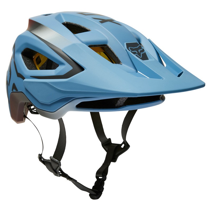 KASK ROWEROWY FOX SPEEDFRAME VNISH DUSTY BLUE  ENDURO CROSS