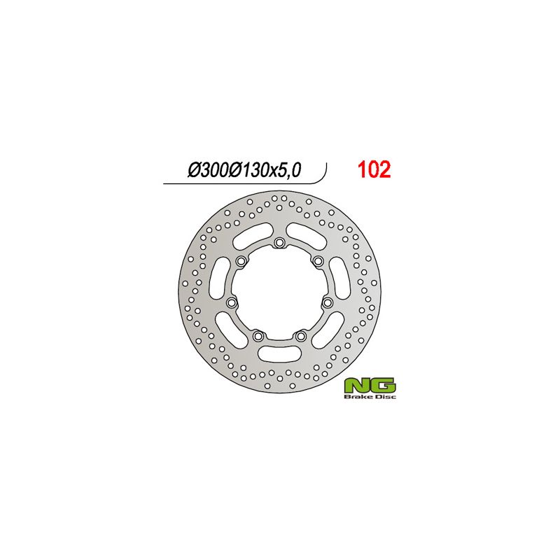 NG TARCZA HAMULCOWA PRZÓD KAWASAKI VN 1500/1600 (PATRZ OPIS TOWARU)